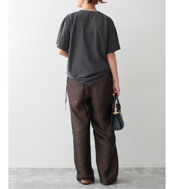 Spick and Span「AUTHEN / オーセン SS FEC FLOCKY PRINT T-SHIRT」|Tシャツ・カットソー|