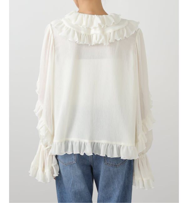 NOBLE「VENIT/ヴェニット RUFFLE CREPE」|シャツ・ブラウス|