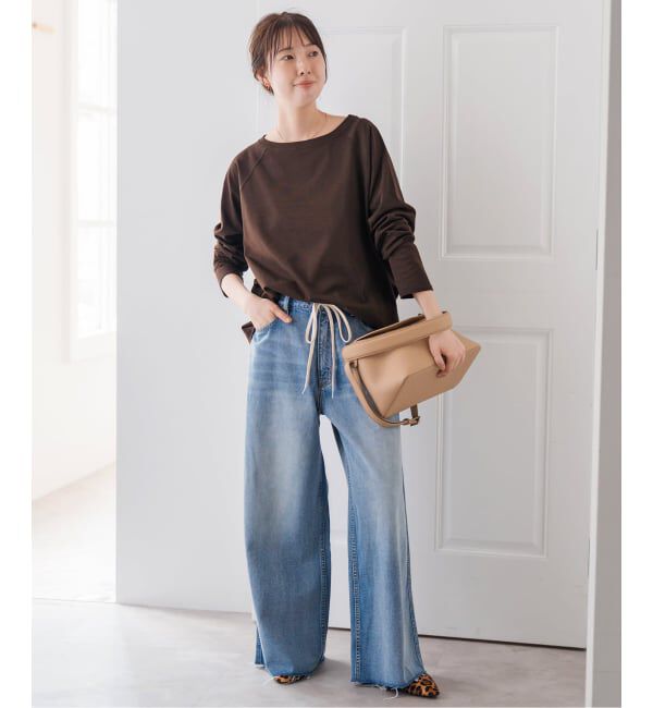 Spick and Span「《追加2》ボートネックバックタックプルオーバー」|Tシャツ・カットソー|