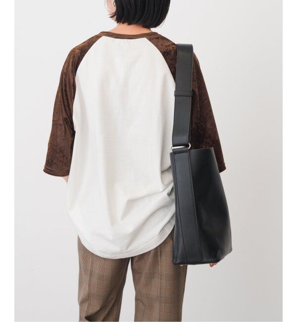 Spick and Span「Uhr/ウーア Fabricmix Baseball Tee」|Tシャツ・カットソー|