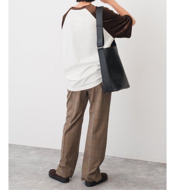 Spick and Span「Uhr/ウーア Fabricmix Baseball Tee」|Tシャツ・カットソー|