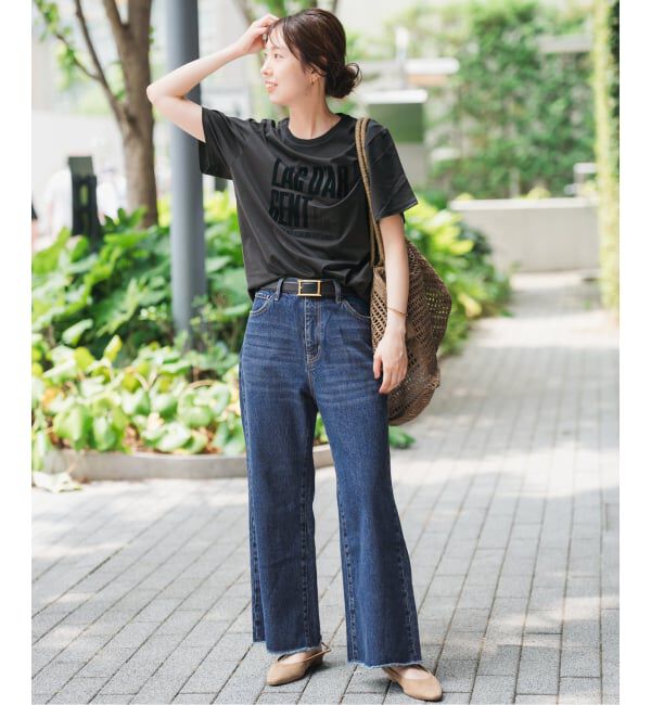 Spick and Span「《追加》La Hutte / ラ ユット ロゴTee」|Tシャツ・カットソー|