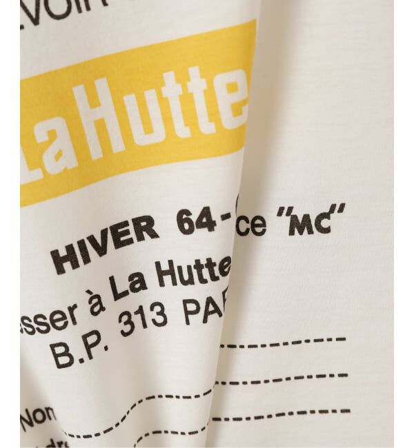 Spick and Span「《追加》La Hutte / ラ ユット ロゴTee」|Tシャツ・カットソー|