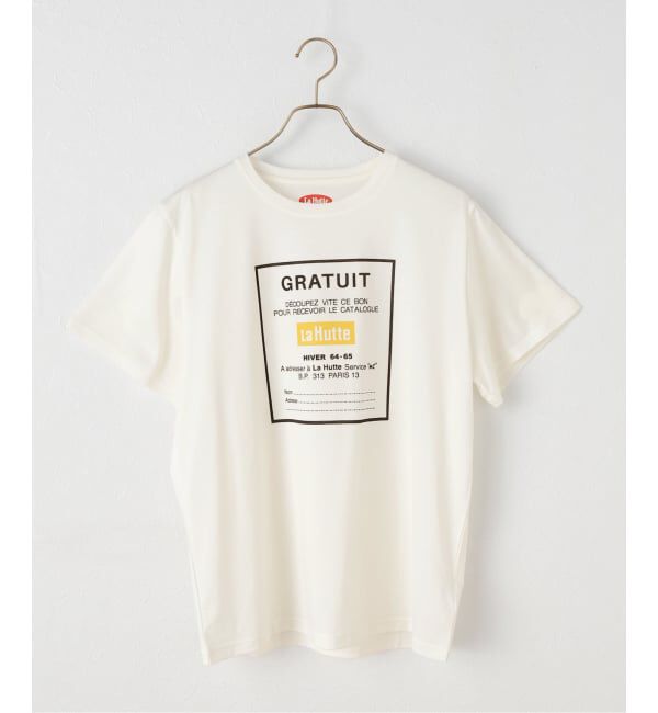 Spick and Span「《追加》La Hutte / ラ ユット ロゴTee」|Tシャツ・カットソー|