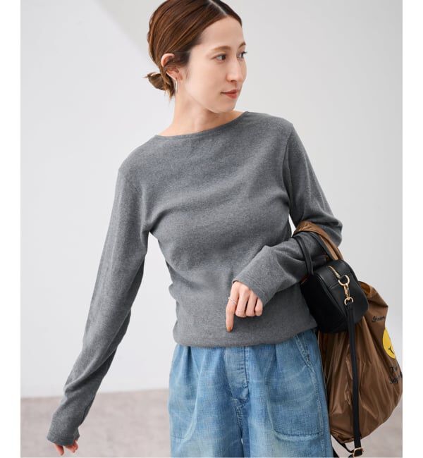 FRAMeWORK「GICIPI/ジチピ CECE」|Tシャツ・カットソー|グレーB