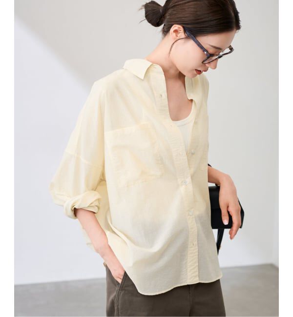 FRAMeWORK「シアーワイドシャツ」|シャツ・ブラウス|