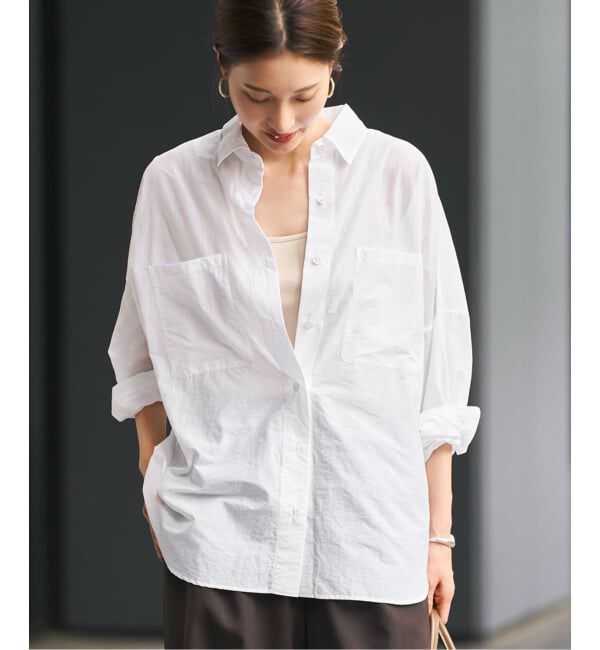 FRAMeWORK「シアーワイドシャツ」|シャツ・ブラウス|