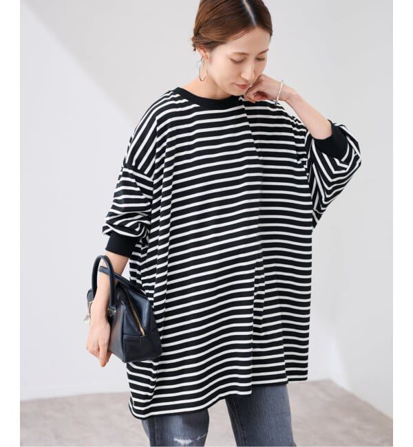 FRAMeWORK「onit/オニット 別注OVERSIZE ボーダーロングスリーブ」|Tシャツ・カットソー|