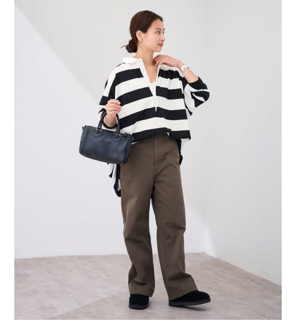 FRAMeWORK「onit/オニット 別注OVERSIZE ボーダーラガーシャツ」|Tシャツ・カットソー|