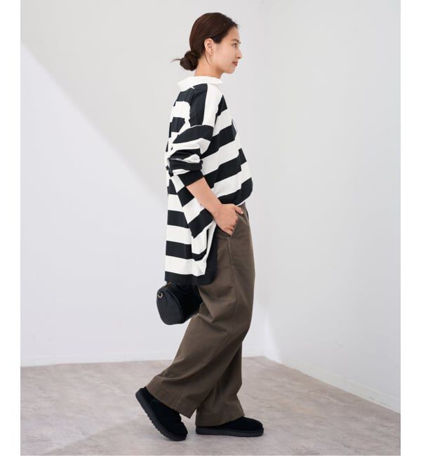 FRAMeWORK「onit/オニット 別注OVERSIZE ボーダーラガーシャツ」|Tシャツ・カットソー|