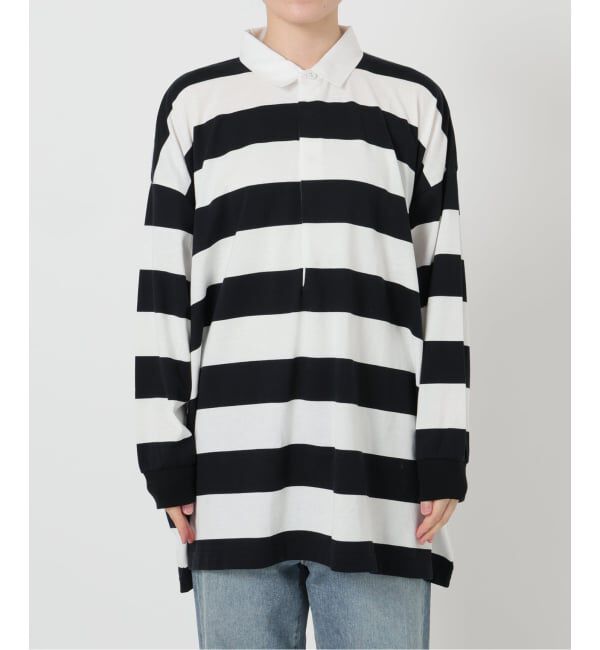 FRAMeWORK「onit/オニット 別注OVERSIZE ボーダーラガーシャツ」|Tシャツ・カットソー|