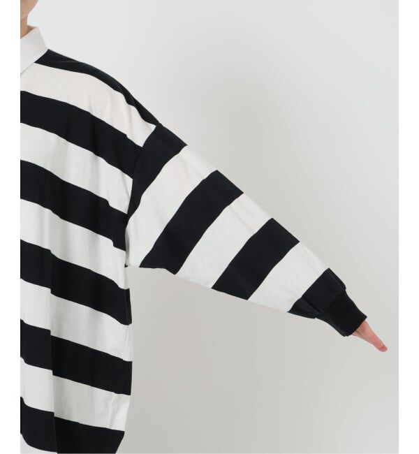 FRAMeWORK「onit/オニット 別注OVERSIZE ボーダーラガーシャツ」|Tシャツ・カットソー|