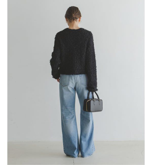 NOBLE「ツイードニットカーディガン」|カーディガン|