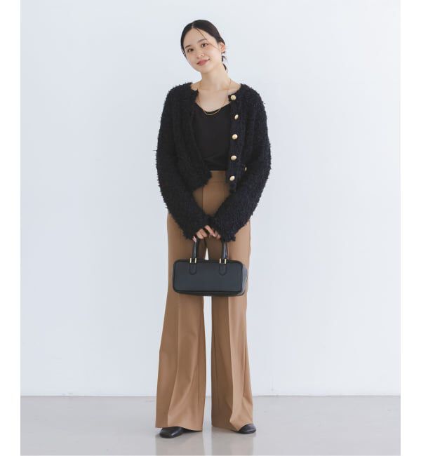 NOBLE「ツイードニットカーディガン」|カーディガン|