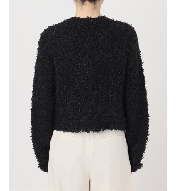 NOBLE「ツイードニットカーディガン」|カーディガン|