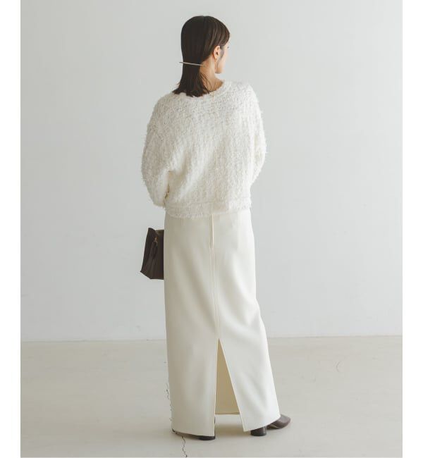 NOBLE「ツイードニットカーディガン」|カーディガン|