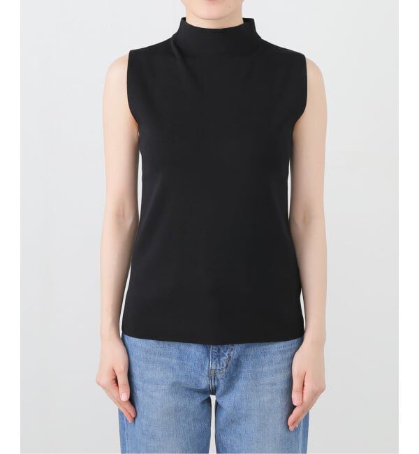 NOBLE「【洗える】ボトルネックスリーブレスニット」|ニット・セーター|