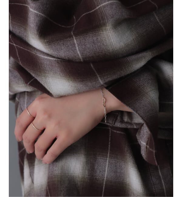 Spick and Span「【SAMH by LILAS】デタッチャブルCスライドブレスレット K10*SV」|ブレスレット・バングル|