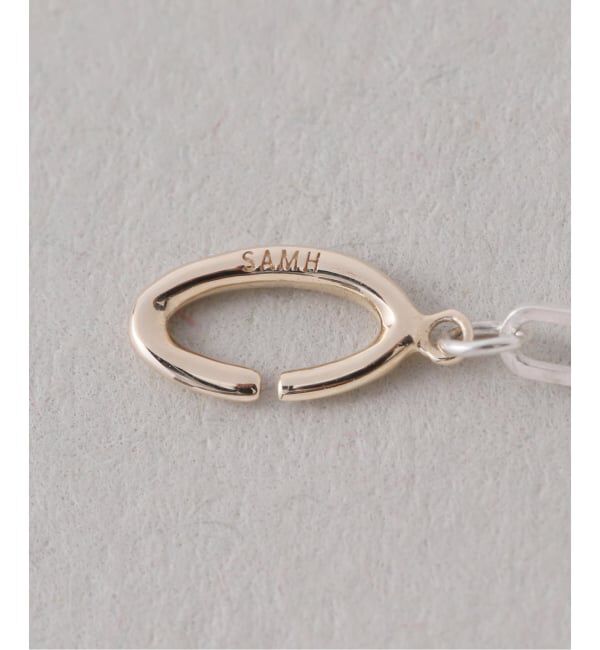 Spick and Span「【SAMH by LILAS】デタッチャブルCスライドブレスレット K10*SV」|ブレスレット・バングル|