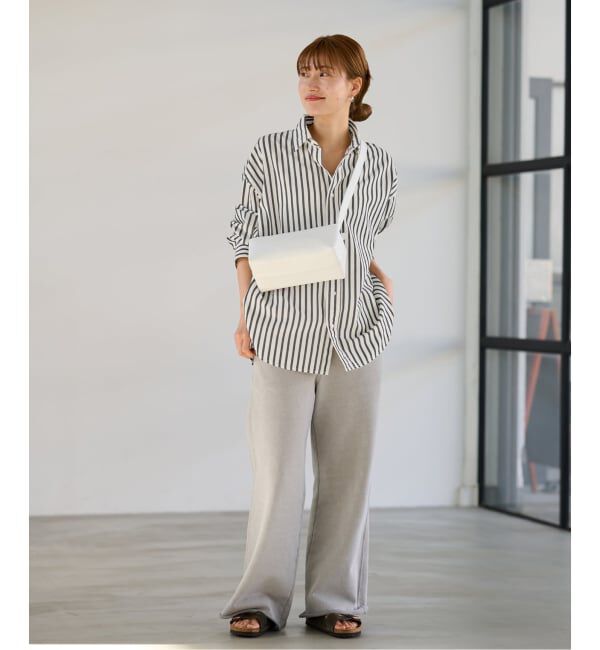 FRAMeWORK「≪WEB限定 / 追加≫コットンストライプレギュラーカラーシャツ」|シャツ・ブラウス|