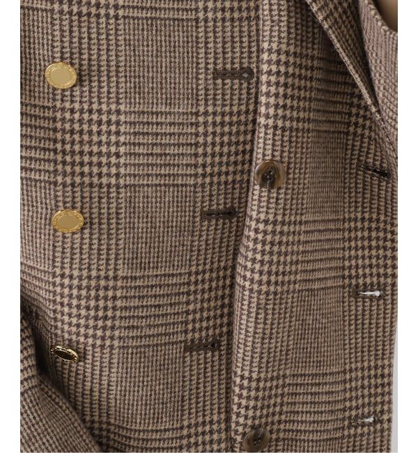 FRAMeWORK「COUTURE D`ADAM/クチュールドアダム 別注アルパカコンウールグレンチェックジャケット」|その他|