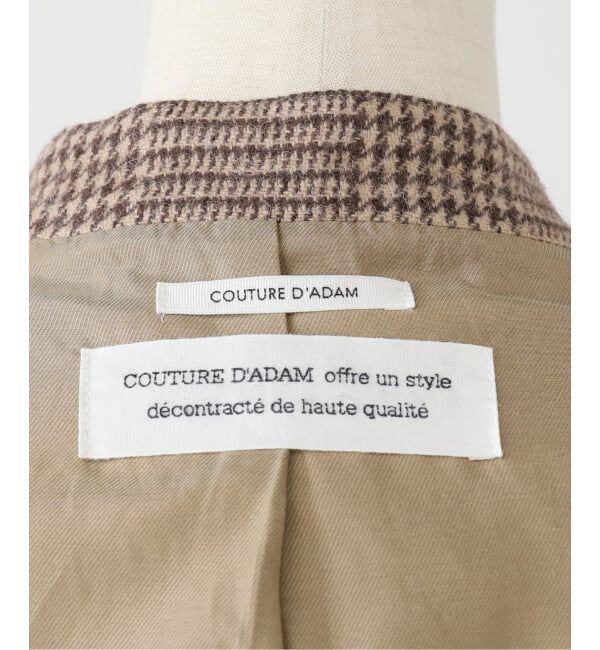FRAMeWORK「COUTURE D`ADAM/クチュールドアダム 別注アルパカコンウールグレンチェックジャケット」|その他|