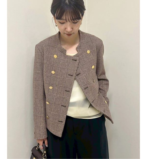 FRAMeWORK「COUTURE D`ADAM/クチュールドアダム 別注アルパカコンウールグレンチェックジャケット」|その他|