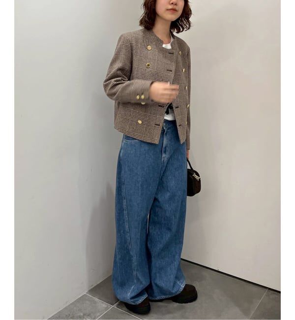 FRAMeWORK「COUTURE D`ADAM/クチュールドアダム 別注アルパカコンウールグレンチェックジャケット」|その他|