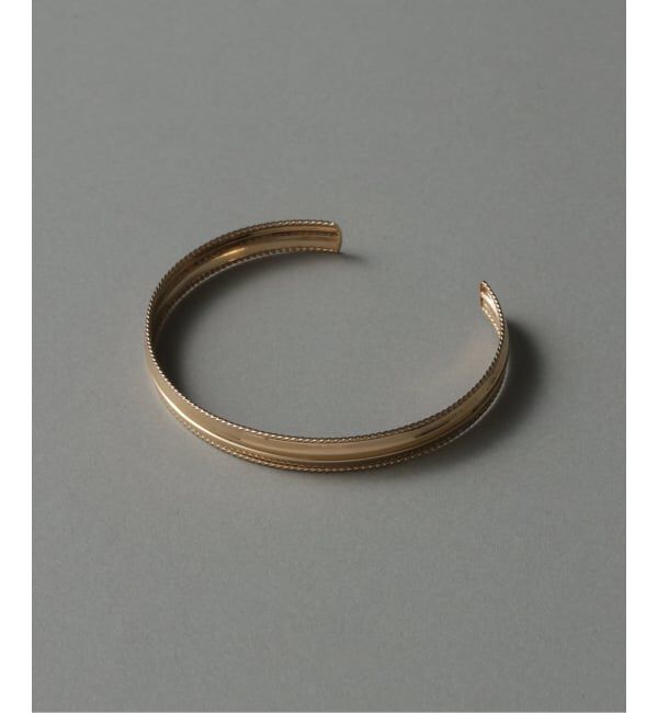 Lilas by Spick&Span「サイドループラインバングル K10」|ブレスレット・バングル|ゴールド