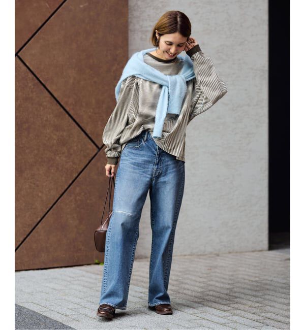 FRAMeWORK「≪追加≫ミジンボーダーロンT」|Tシャツ・カットソー|