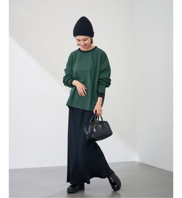 FRAMeWORK「≪追加≫ミジンボーダーロンT」|Tシャツ・カットソー|