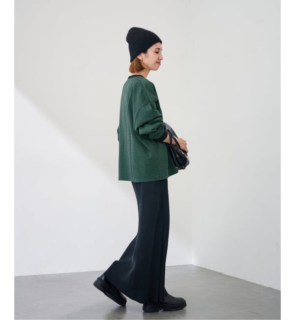 FRAMeWORK「≪追加≫ミジンボーダーロンT」|Tシャツ・カットソー|