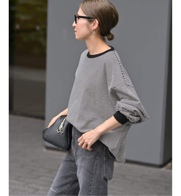 FRAMeWORK「≪追加≫ミジンボーダーロンT」|Tシャツ・カットソー|