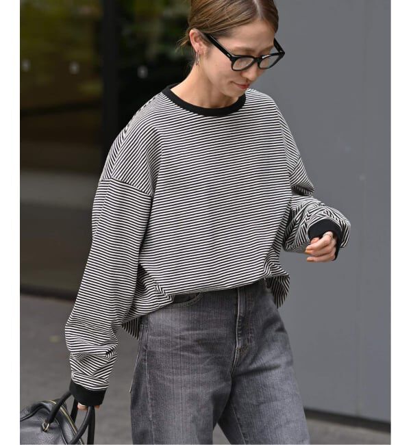 FRAMeWORK「≪追加≫ミジンボーダーロンT」|Tシャツ・カットソー|