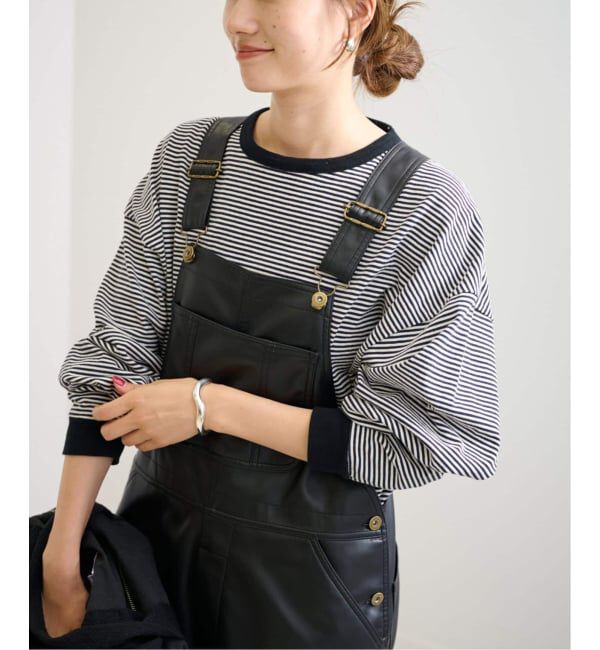 FRAMeWORK「≪追加≫ミジンボーダーロンT」|Tシャツ・カットソー|