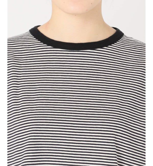 FRAMeWORK「≪追加≫ミジンボーダーロンT」|Tシャツ・カットソー|