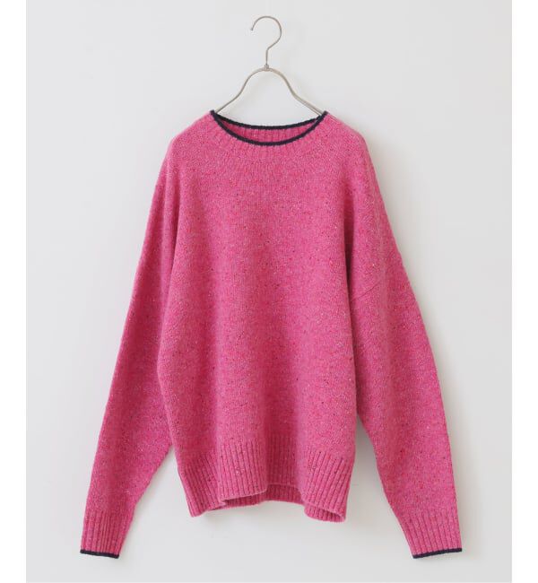 Spick and Span「《追加》ロゴインターシャニット」|ニット・セーター|