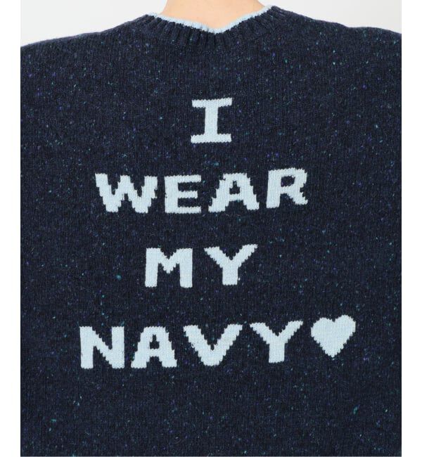 Spick and Span「《追加》ロゴインターシャニット」|ニット・セーター|