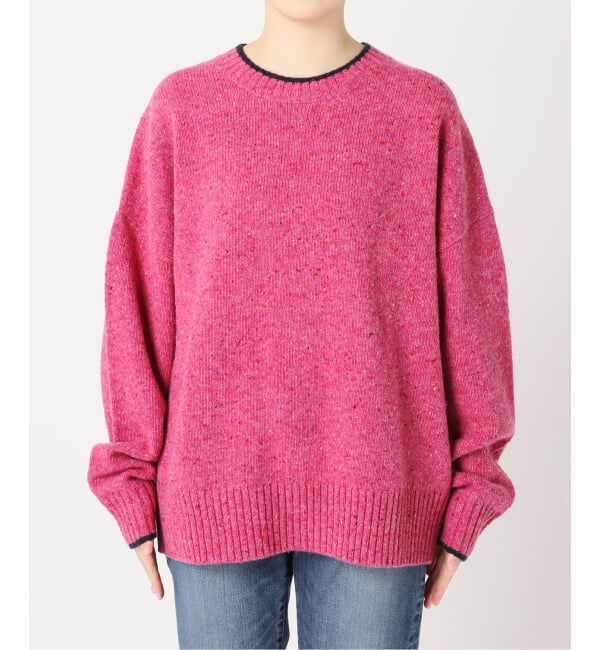 Spick and Span「《追加》ロゴインターシャニット」|ニット・セーター|