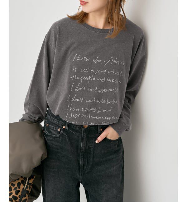 Spick and Span「J.J.Mercer / ジェイジェイマーサー LONG SLEEVE Tシャツ」|Tシャツ・カットソー|