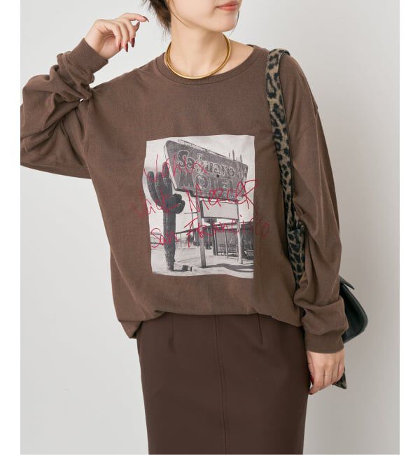 Spick and Span「J.J.Mercer / ジェイジェイマーサー LONG SLEEVE Tシャツ」|Tシャツ・カットソー|ブラウン