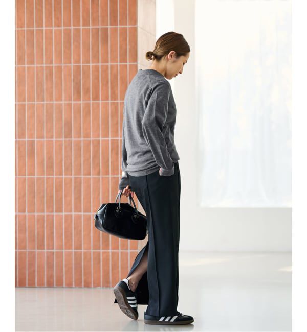 FRAMeWORK「イタリアヤーン basic ポロ衿プルオーバー」|ニット・セーター|