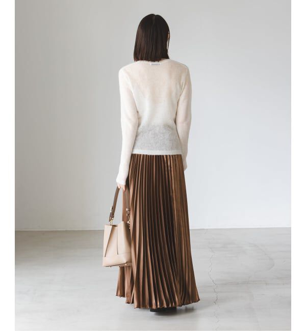 NOBLE「《WEB限定追加》ファインアルパカウールシアーニット」|ニット・セーター|