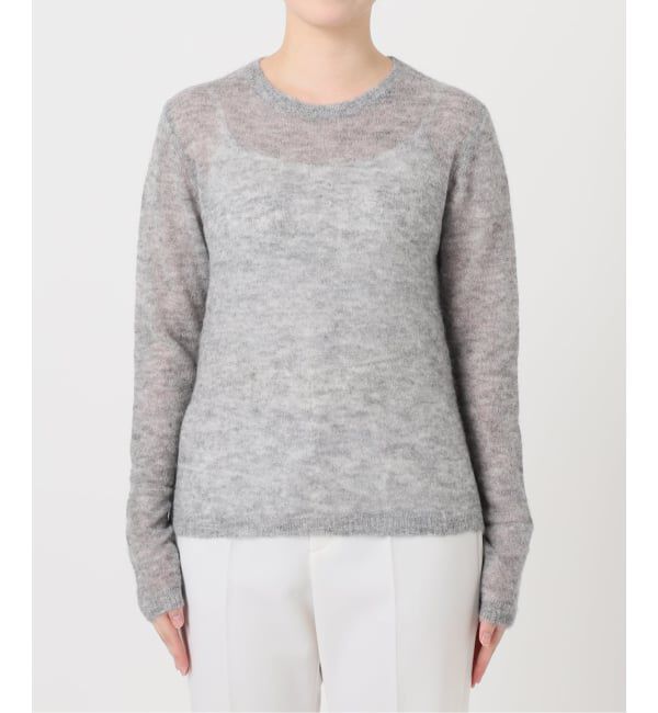 NOBLE「《WEB限定追加》ファインアルパカウールシアーニット」|ニット・セーター|