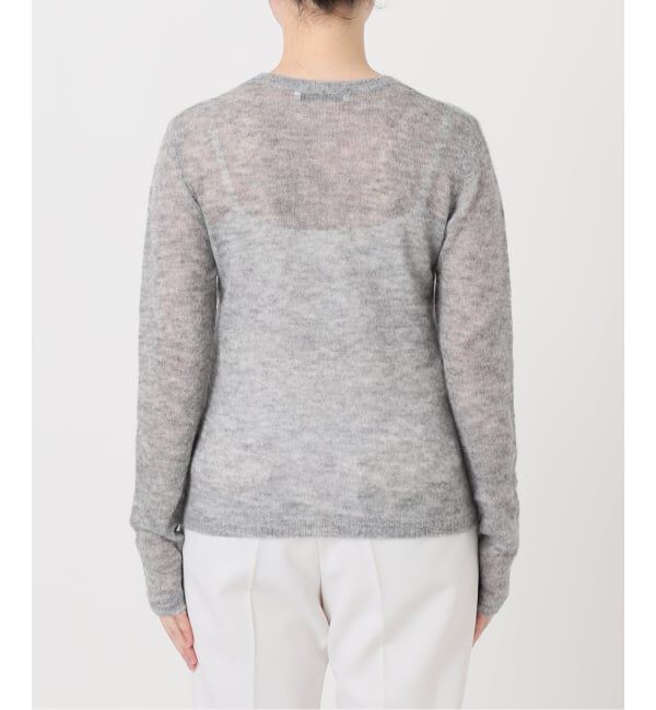 NOBLE「《WEB限定追加》ファインアルパカウールシアーニット」|ニット・セーター|