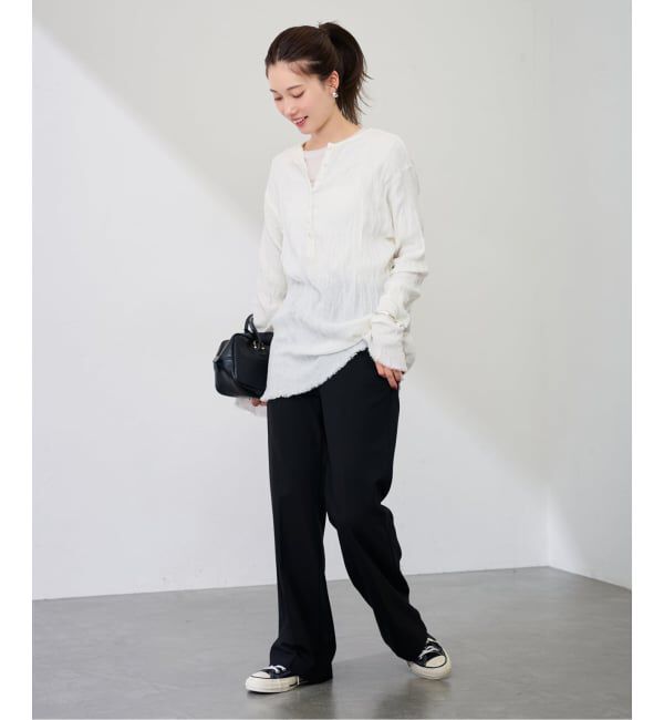 FRAMeWORK「≪追加≫楊柳ヘンリーブラウス」|シャツ・ブラウス|