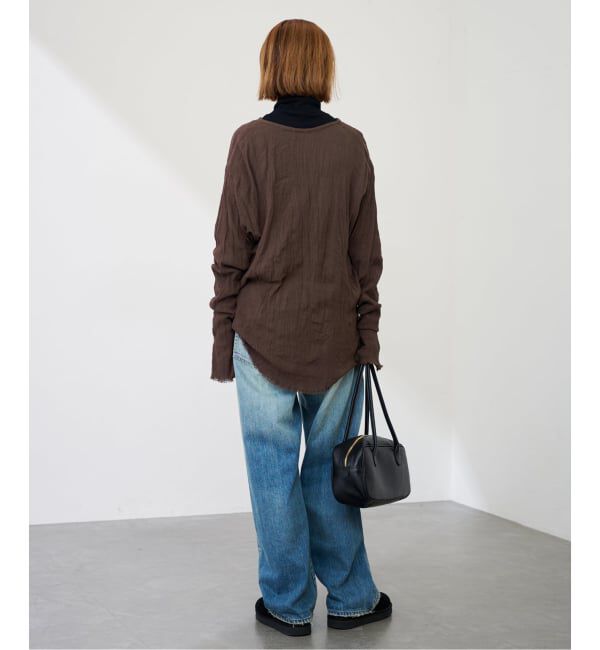 FRAMeWORK「≪追加≫楊柳ヘンリーブラウス」|シャツ・ブラウス|