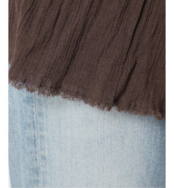 FRAMeWORK「≪追加≫楊柳ヘンリーブラウス」|シャツ・ブラウス|