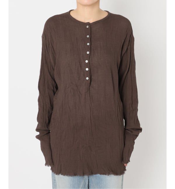 FRAMeWORK「≪追加≫楊柳ヘンリーブラウス」|シャツ・ブラウス|