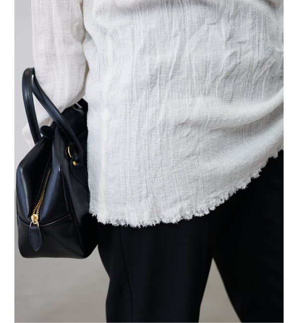 FRAMeWORK「≪追加≫楊柳ヘンリーブラウス」|シャツ・ブラウス|